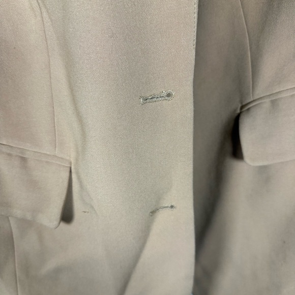 Eloquii The 365 Semi Stretch Two Button Blazer Tan Size 16 - Picture 4 of 13